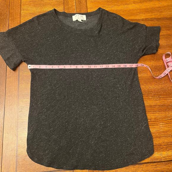 Cloth & Stone Anthropologie Black Short Sleeve Shirt Women's Small - Picture 12 of 15
